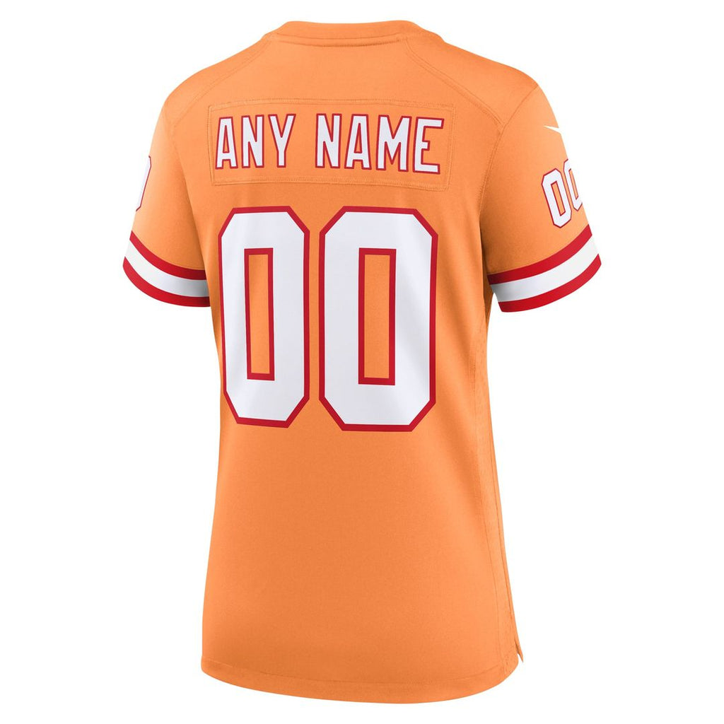 Tampa Bay Buccaneers Women's Custom Jersey - White