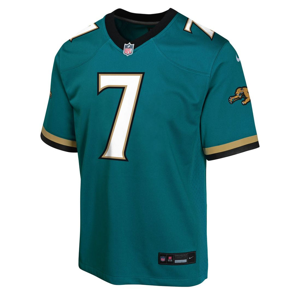 Brian Thomas Jr. Jacksonville Jaguars Youth Alternate 2 Prowler Throwback Jersey - Teal
