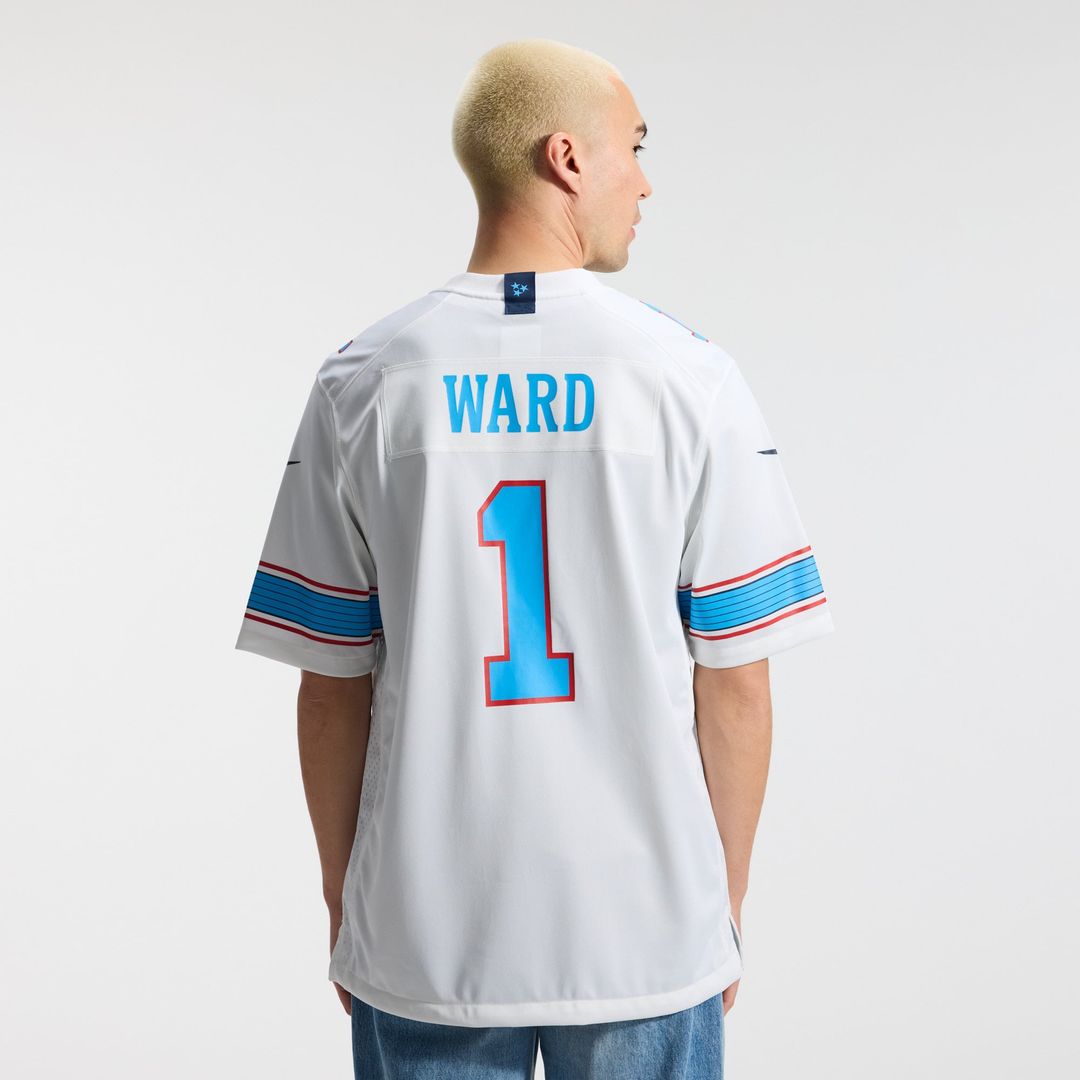 Cameron Ward Tennessee Titans Jersey - White