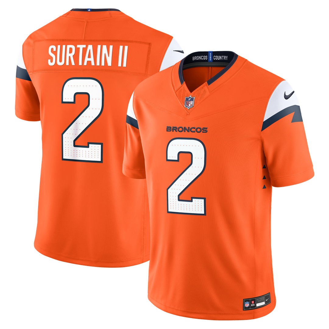 Patrick Surtain II Denver Broncos Alternate Stitched Jersey - Navy