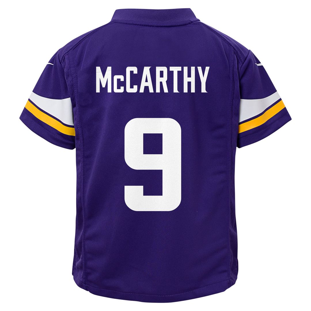 J.J. McCarthy Minnesota Vikings Toddler Jersey - Purple