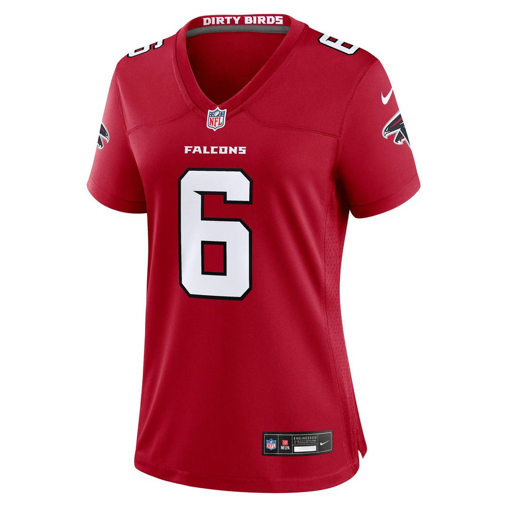 Nick Folk Atlanta Falcons Women's Team Jersey - Red