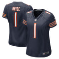 Number 1 Bride Chicago Bears Women's Jersey - Navy
