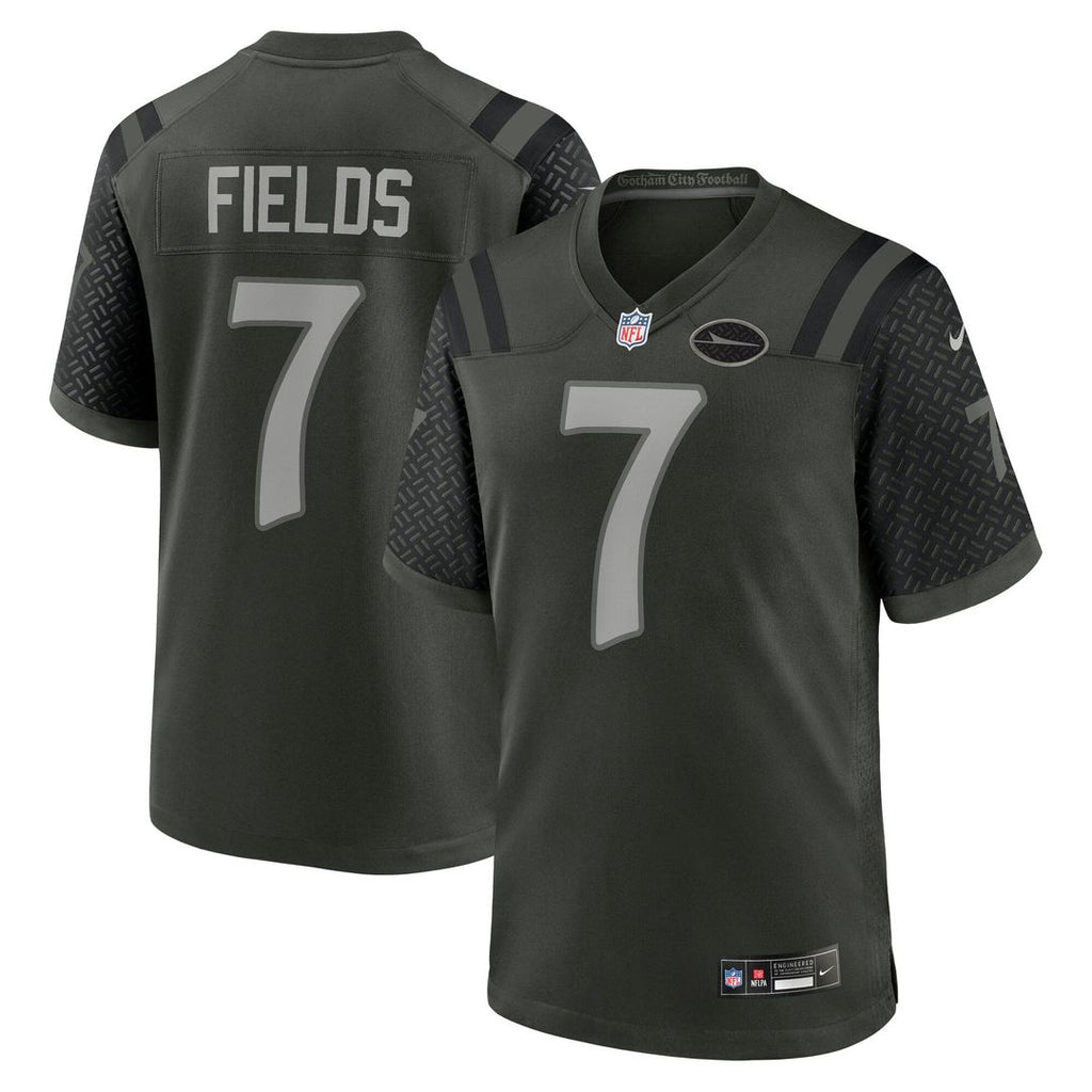 Justin Fields New York Jets 2025 Rivalries Collection Jersey - Gotham Green