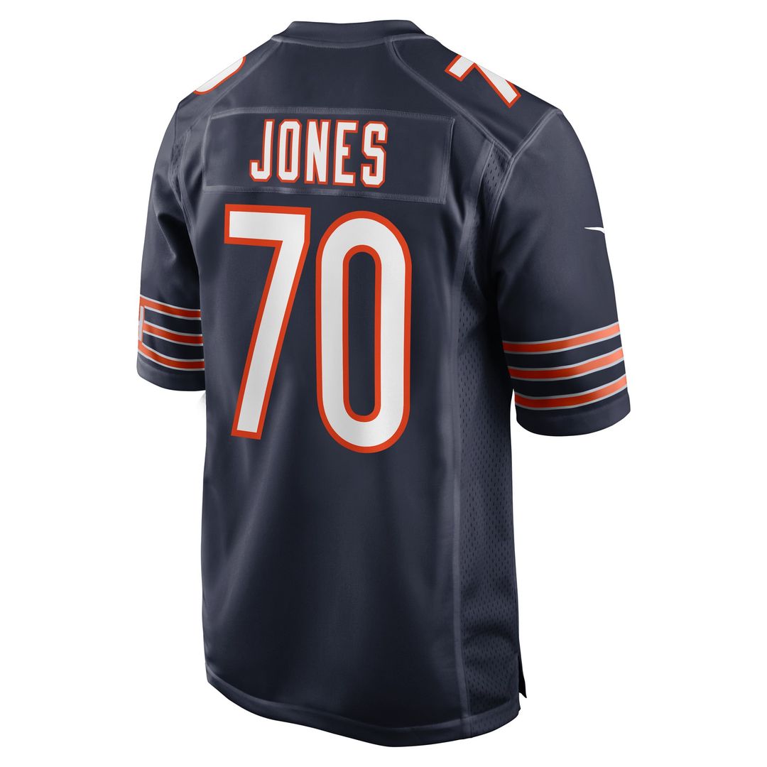 Braxton Jones Chicago Bears Jersey - Navy
