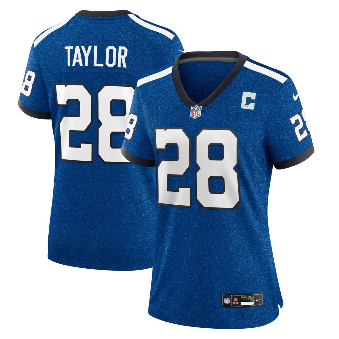 Jonathan Taylor Indianapolis Colts Women's Indiana Nights Alternate Jersey - Royal