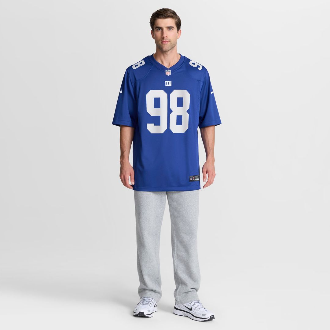D.J. Reader New York Giants Jersey - Royal