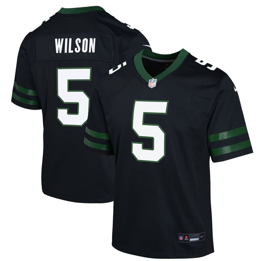 Garrett Wilson New York Jets Youth Jersey - Black