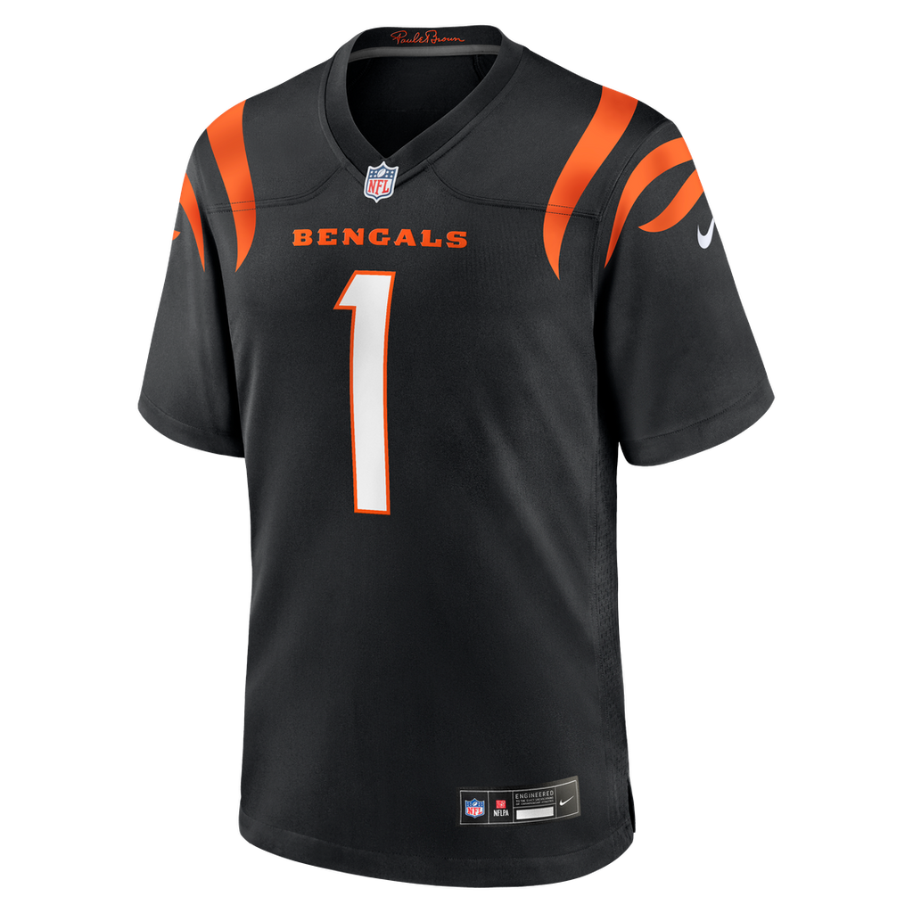 Number 1 Groom Cincinnati Bengals Jersey - Black