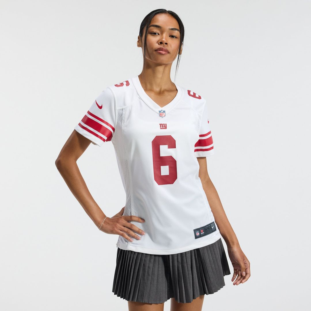 Jaxson Dart New York Giants Women's Jersey - White
