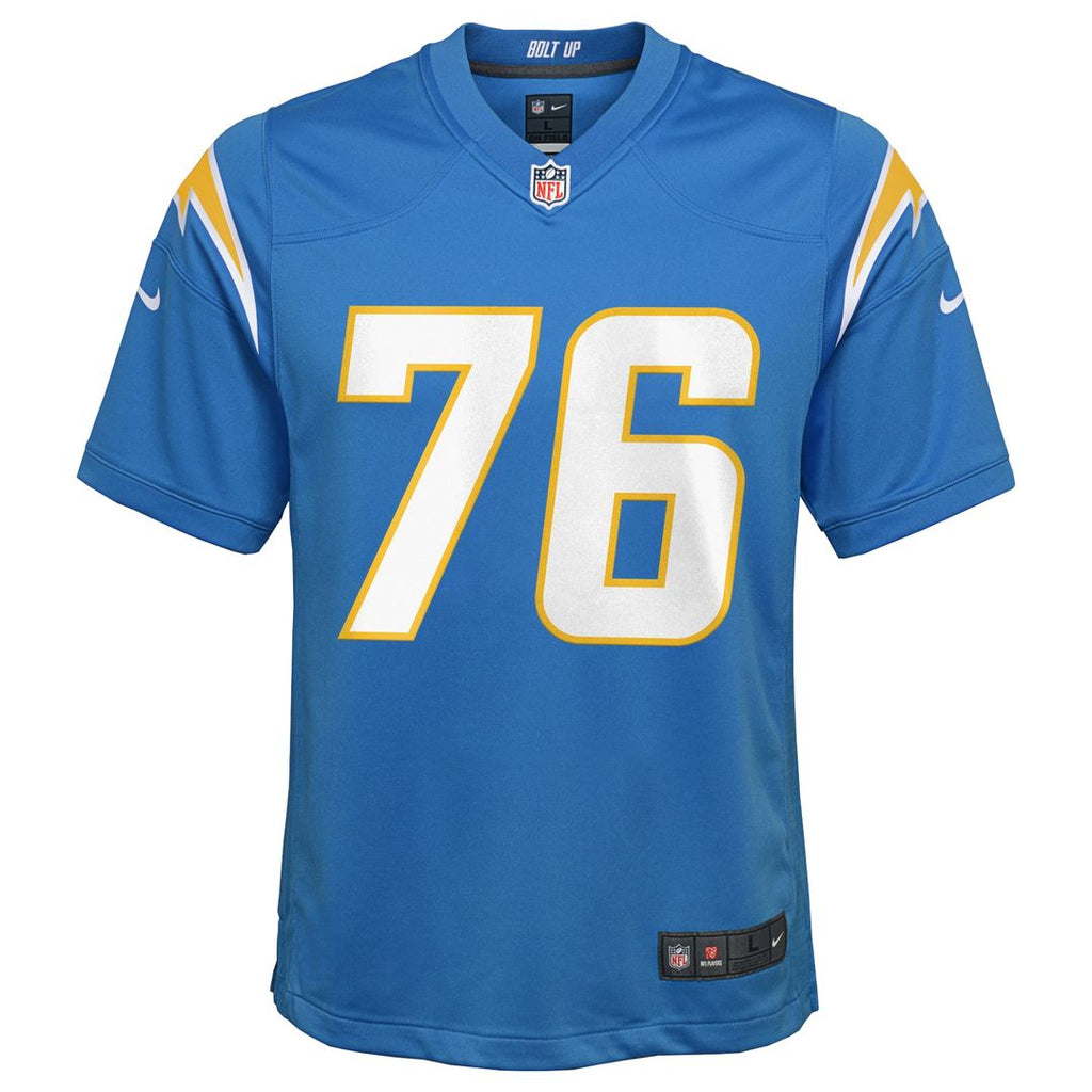 Joe Alt Los Angeles Chargers Youth Jersey - Powder Blue