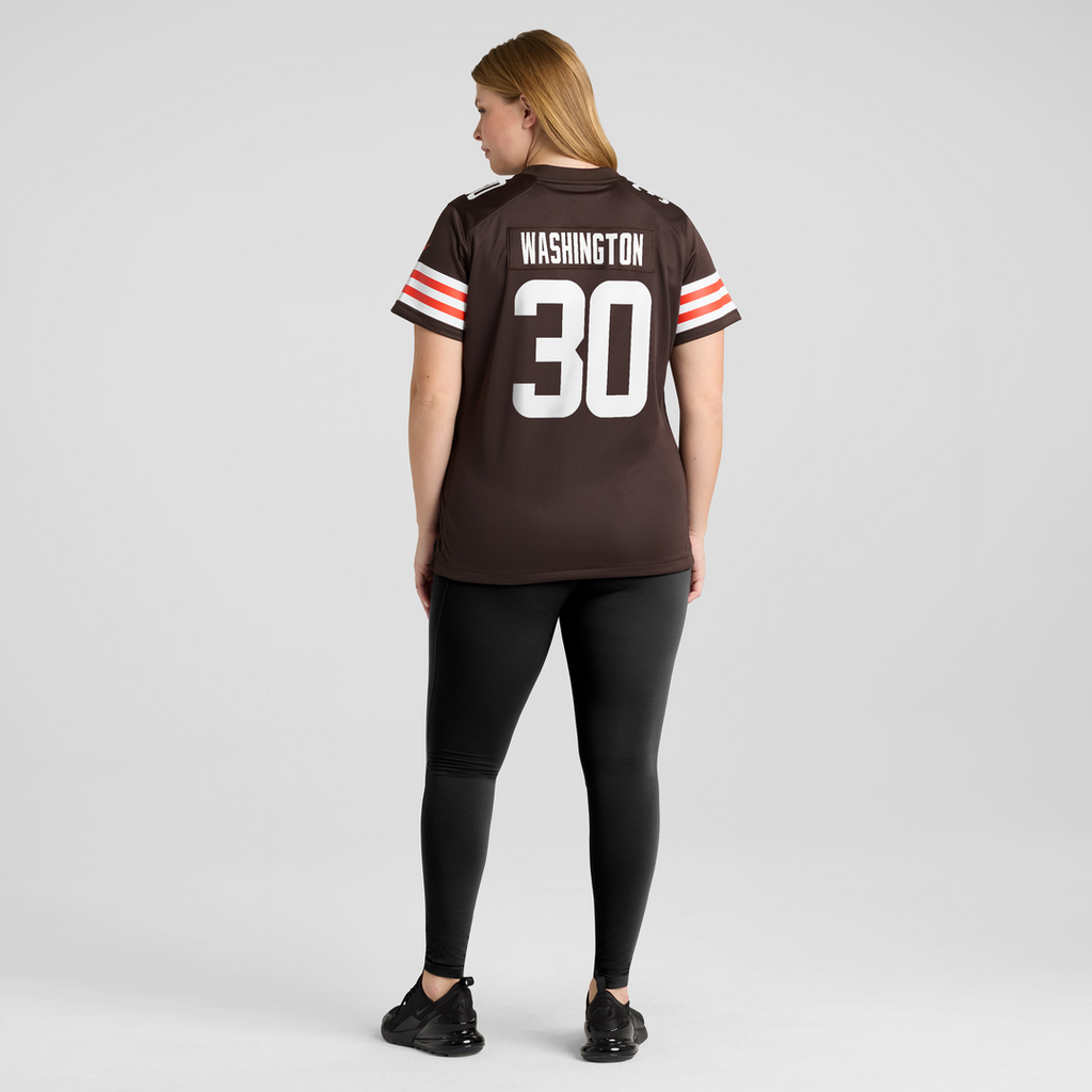 Zion Washington Cleveland Browns Women's Team Jersey - Brown