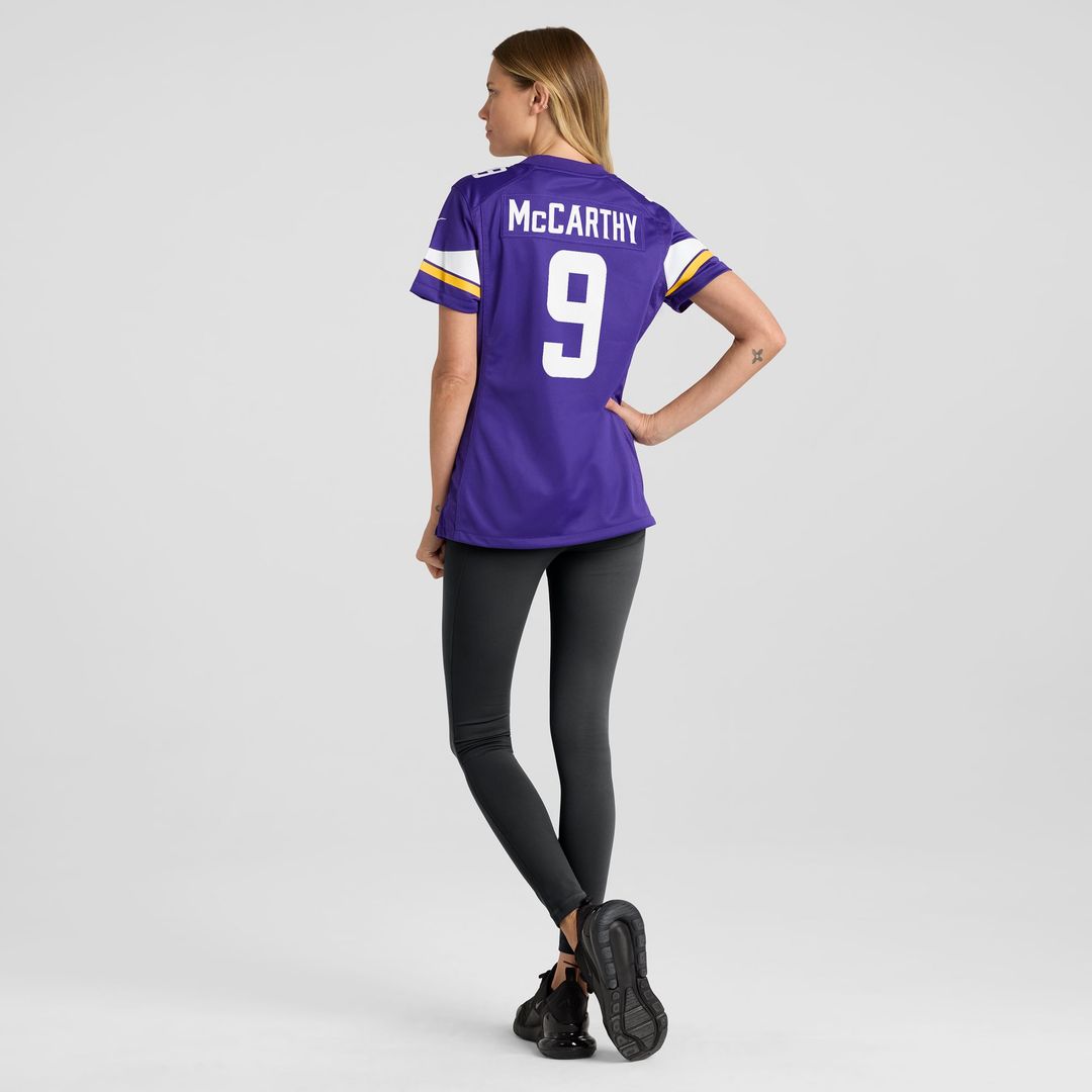 J.J. McCarthy Minnesota Vikings Women's Player Jersey - Purple