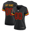 Washington Commanders Women's Hail Raiser Alternate Custom Jersey - Black